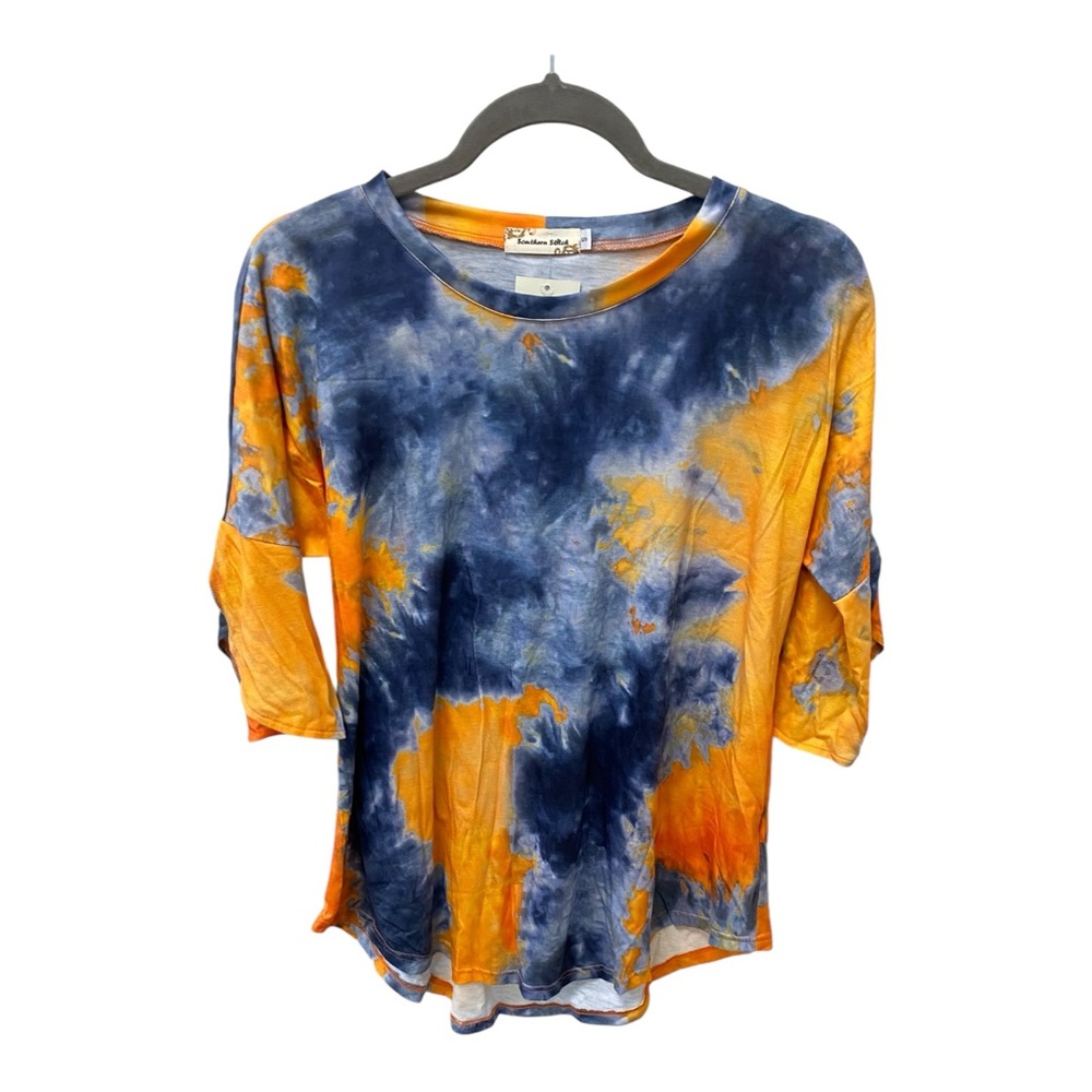 New Women’s Top Orange and Gray A211